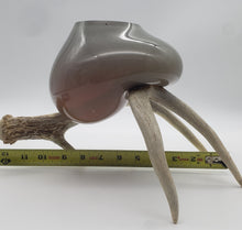 Load image into Gallery viewer, Hunters Paradise Series (Golden Iris Bowl on Antler)