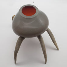 Load image into Gallery viewer, Hunters Paradise Series (Golden Iris Bowl on Antler)