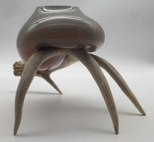 Load image into Gallery viewer, Hunters Paradise Series (Golden Iris Bowl on Antler)