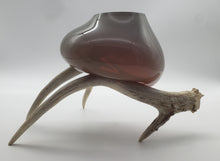 Load image into Gallery viewer, Hunters Paradise Series (Golden Iris Bowl on Antler)