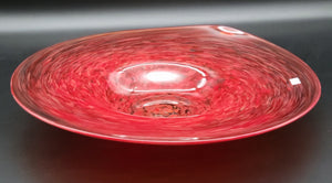 Red Sun Bonnet Inspired Platter (Large 16")