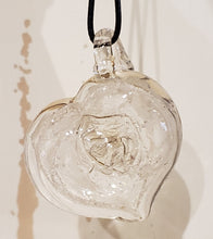 Load image into Gallery viewer, Memorial Glass Small Heart Shaped Pendant (many color options)