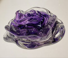 Load image into Gallery viewer, Memorial Glass Stemless Rose (many color options)