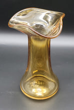 Load image into Gallery viewer, Golden Topaz Ruffle Top Vase (#5)
