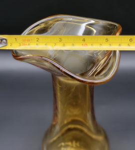 Golden Topaz Ruffle Top Vase (#5)