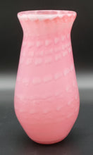 Load image into Gallery viewer, Pink Vase with a Dashed Wrap
