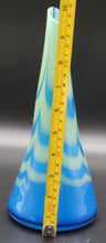 Load image into Gallery viewer, Light Blue and Light Green Transition Single Bud Vase (#20)
