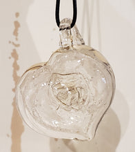 Load image into Gallery viewer, Memorial Glass Small Heart Shaped Pendant (many color options)
